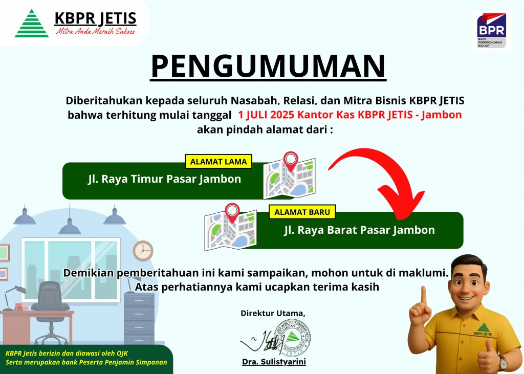 pengumuman kantor kas jambon
